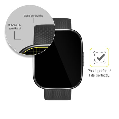 2x Screen Protector for Zeblaze GTS 3 Plus Protective Film covers 100% dipos