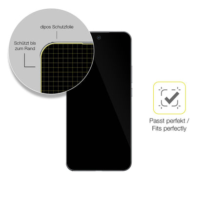 2x Screen Protector for Realme 14 5G Protective Film covers 100% dipos Flex