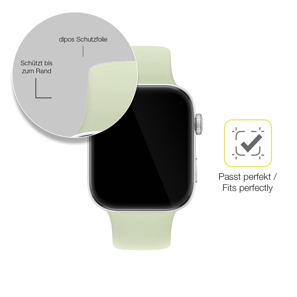 2x Screen Protector for Huawei Watch Fit 3 1.82 Zoll Protective Film covers