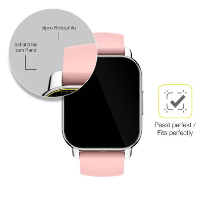 2x Screen Protector for MeiXiong P66 1.85 Zoll Protective Film covers 100%