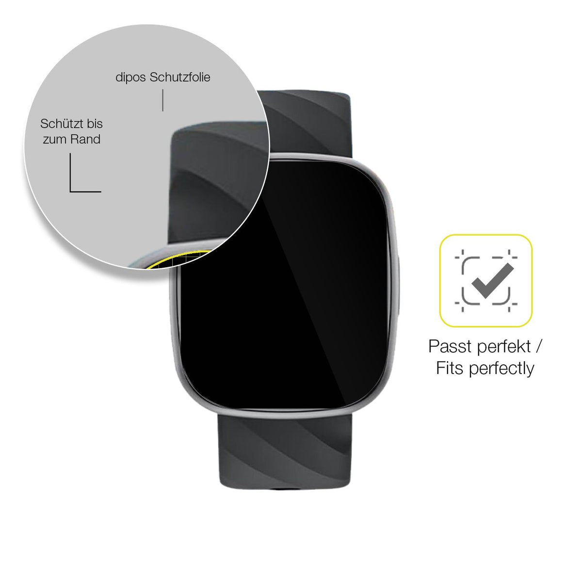 2x Screen Protector for Catgiff S60K Protective Film covers 100% dipos Flex
