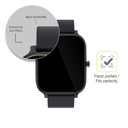 2x Screen Protector for Torjalph Smartwatch 1.69 Zoll Protective Film covers