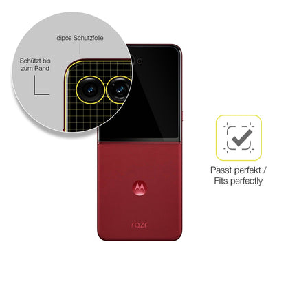 2x Screen Protector for Motorola Razr 60 Ultra Aussen-Display Protective Film