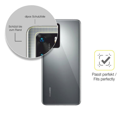2x Screen Protector for Huawei P40 Pro Rückseite Protective Film covers 100%