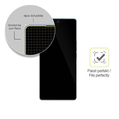 2x Screen Protector for Vivo T4 5G Protective Film covers 100% dipos Flex