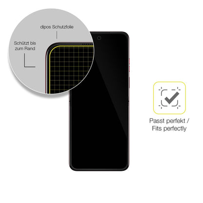 2x Screen Protector for Motorola Razr 60 Innenseite Protective Film covers 100%