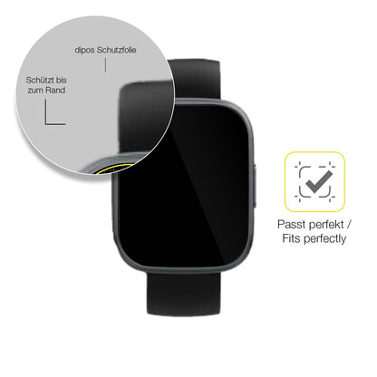 2x Screen Protector for Poonur T80 1.95 Zoll Protective Film covers 100% dipos