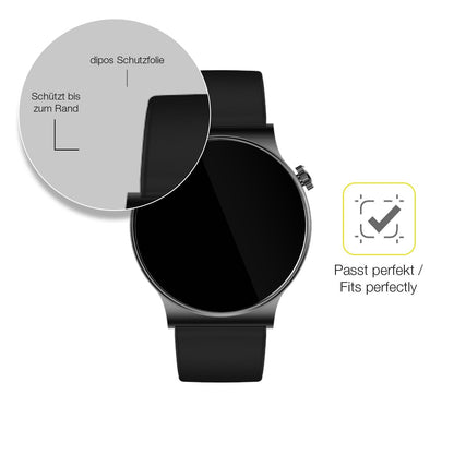 2x Screen Protector for OOQE Watch CS PRO Protective Film covers 100% dipos Flex