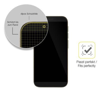 2x Screen Protector for I Kall K575 Protective Film covers 100% dipos Flex