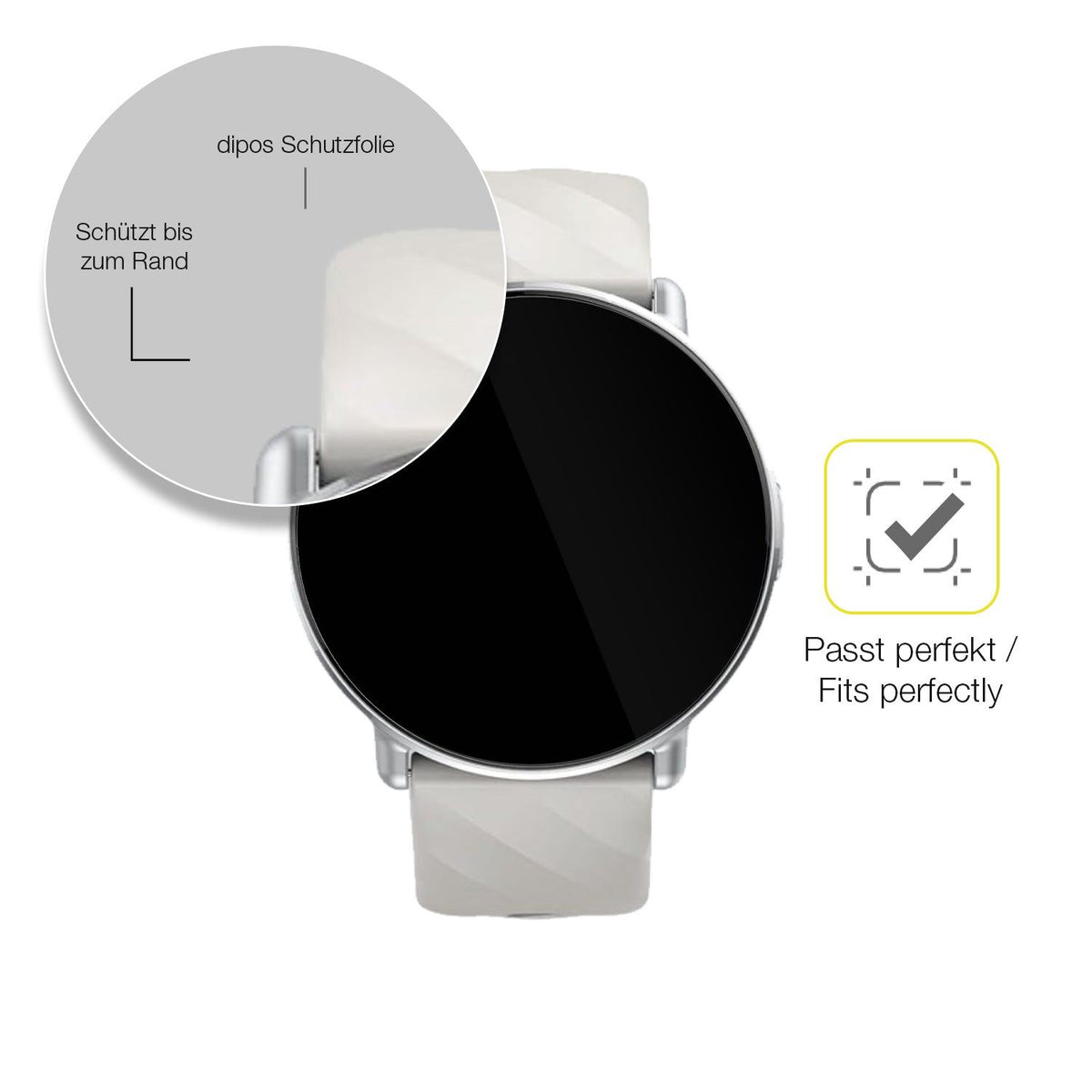 2x Screen Protector for Miecgth Smartwatch 1.39 Zoll Protective Film covers