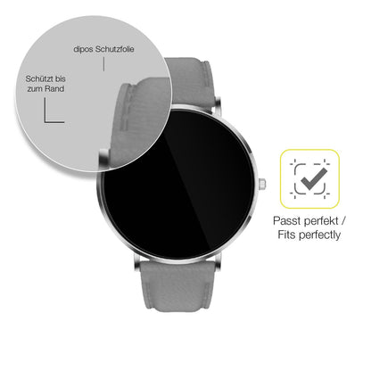 2x Screen Protector for Pireware Slim Smartwatch Protective Film covers 100%