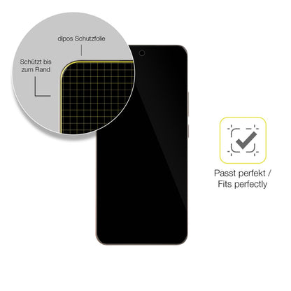 2x Screen Protector for Oppo Reno 12 Protective Film covers 100% dipos Flex