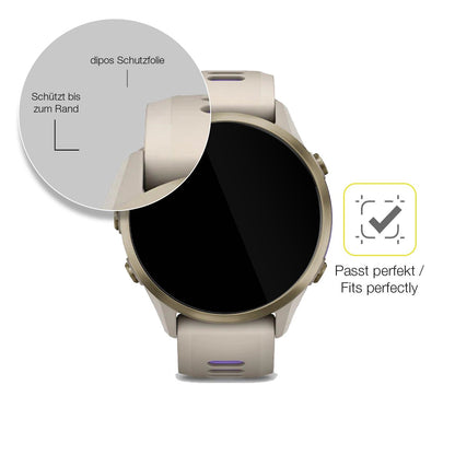 2x Screen Protector for Garmin Forerunner 970 Protective Film covers 100% dipos