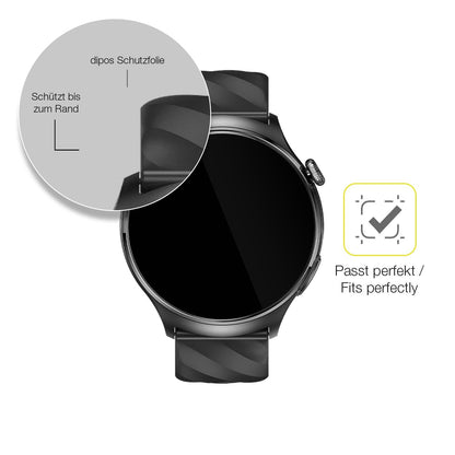2x Screen Protector for Knauermann Pro 4 Protective Film covers 100% dipos Flex