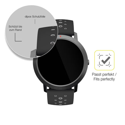 2x Screen Protector for Withings Steel HR 40mm Protective Film covers 100%