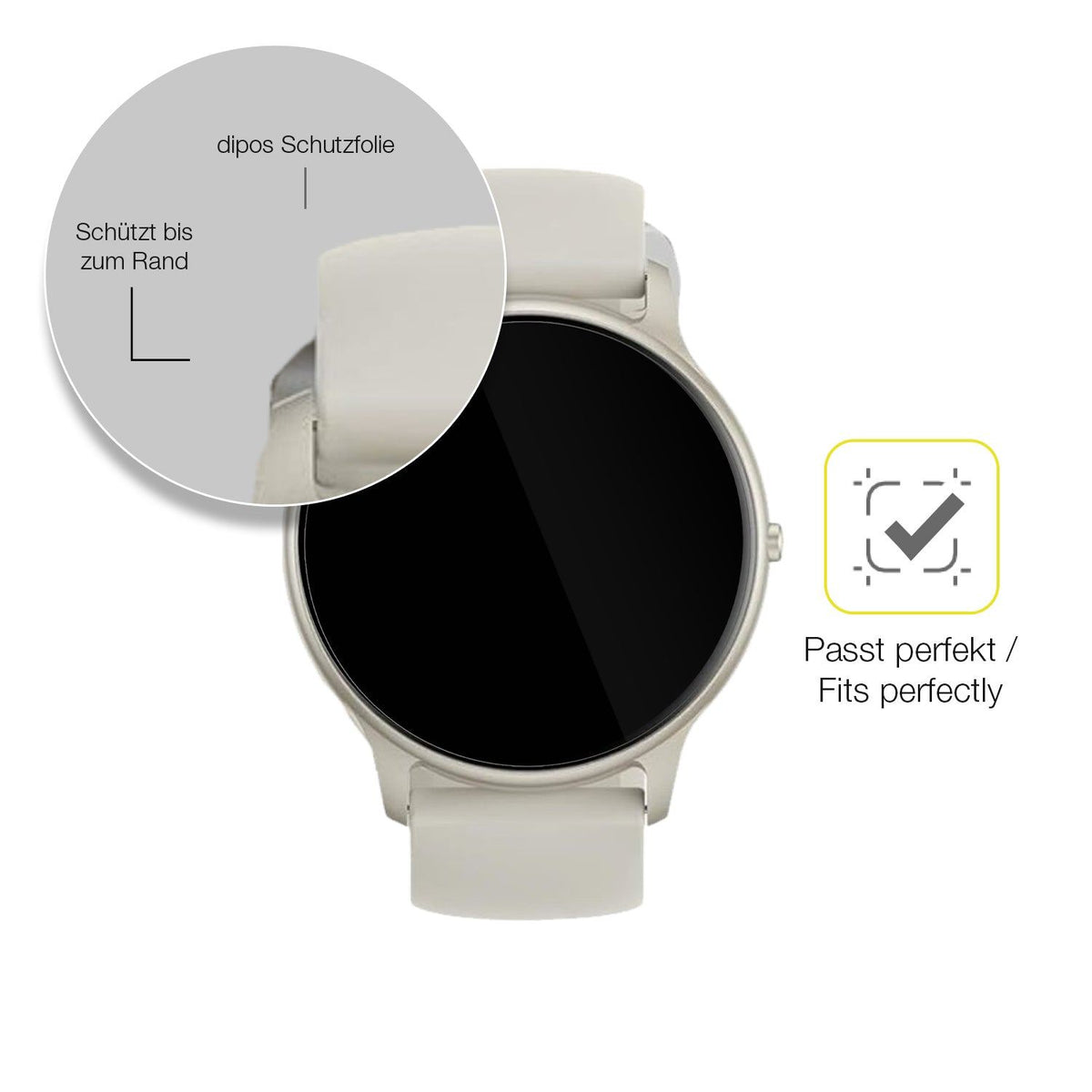 2x Screen Protector for Parsonver Wish 6 Protective Film covers 100% dipos Flex