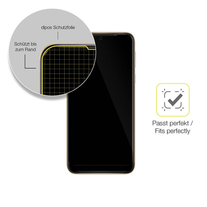 2x Screen Protector for Wiko Y81 Protective Film covers 100% dipos Flex