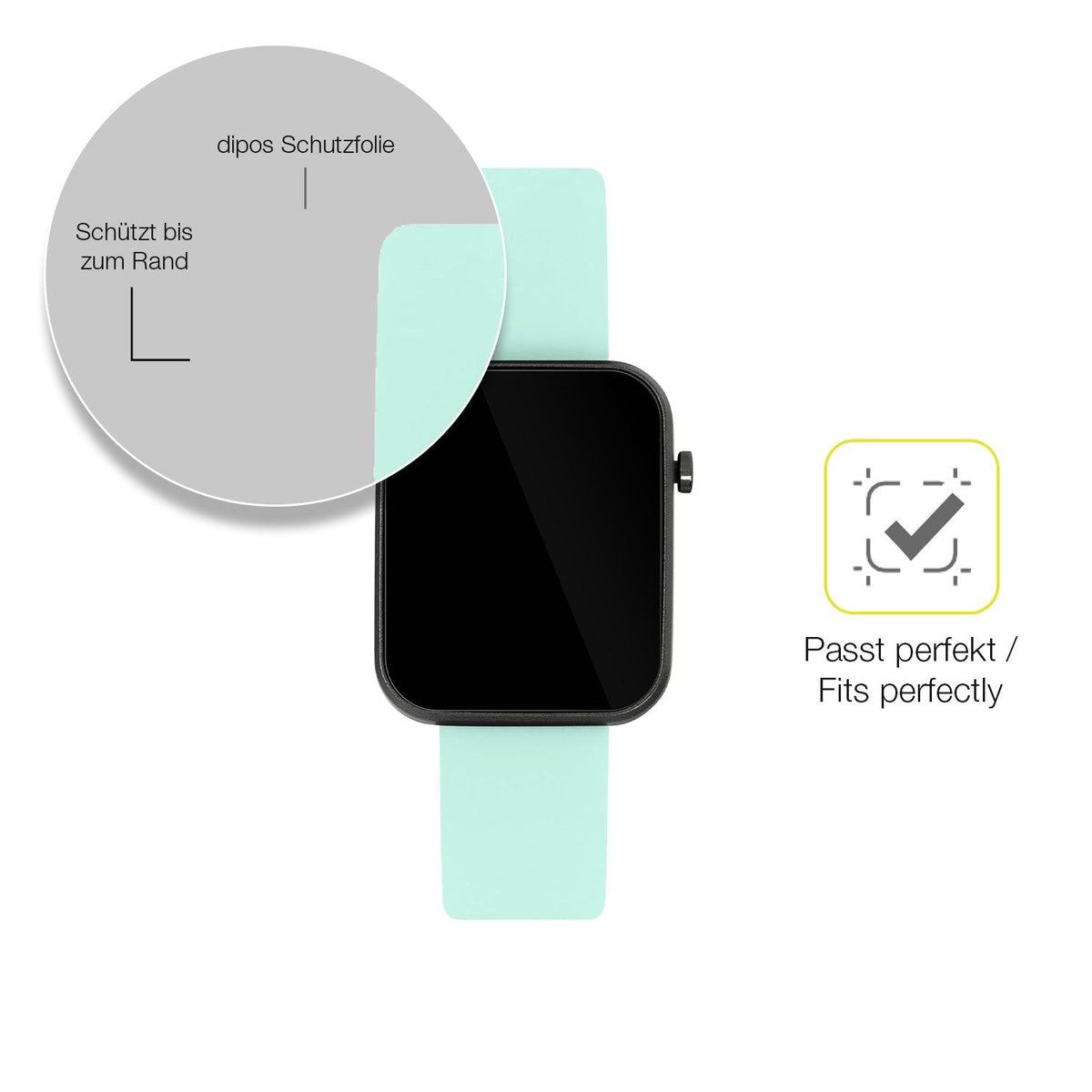 2x Screen Protector for Tikkers Series 13 Protective Film covers 100% dipos Flex