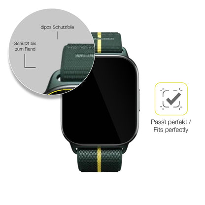 2x Screen Protector for Motorola Moto Watch Fit 1.9 Zoll Protective Film covers