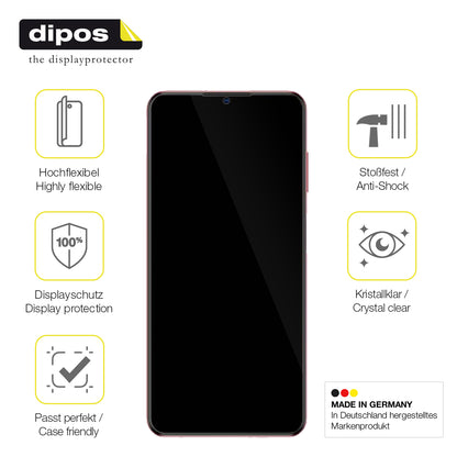 2x 3D Full Cover Schutzfolie für ZTE Blade V40 Vita