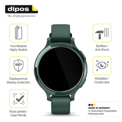 2x Screen Protector for Garmin Lily 2 Active Protective Film covers 100% dipos