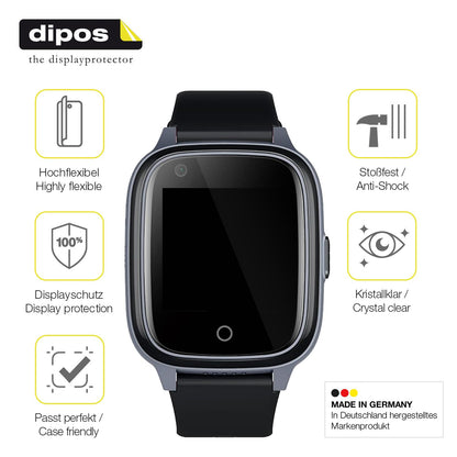 2x Screen Protector for SaveFamily Senior Protective Film covers 100% dipos Flex