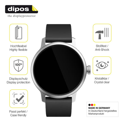 2x Screen Protector for Withings Scanwatch 38mm Gen. 1 Protective Film covers