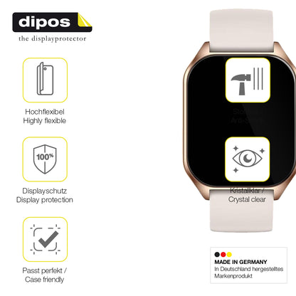 2x Screen Protector for ZIMAOER Smartwatch 1.85 Zoll Protective Film covers