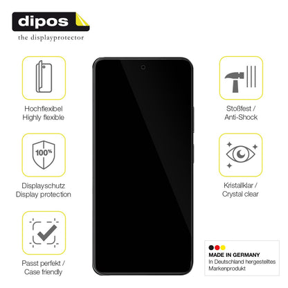 2x Screen Protector for Blackview Color 6 KI Protective Film covers 100% dipos