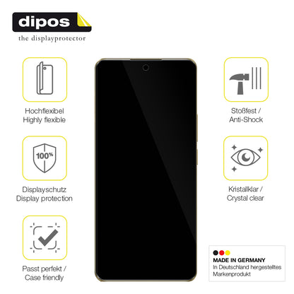 2x 3D Full Cover Schutzfolie für Realme 12 Pro 5G