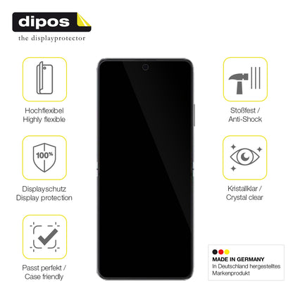 2x 3D Full Cover Schutzfolie für Huawei Pocket 2
