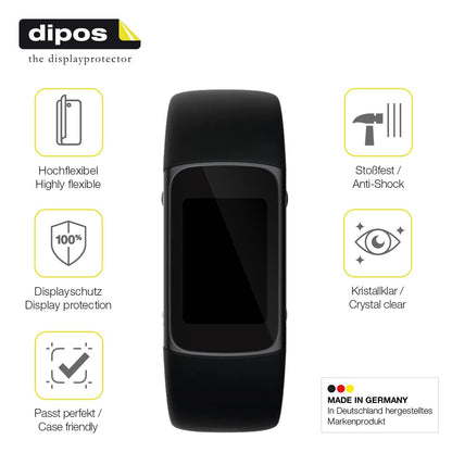 dipos FLEX 2x Clear Screen Protector for Fitbit Charge 6