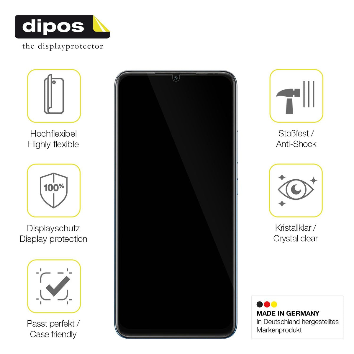 2x Screen Protector for Infinix Smart 7 Plus Protective Film covers 100% dipos