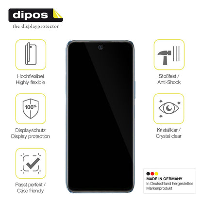 3x Screen Protector for Infinix Hot 20S Protective Film covers 100% dipos Flex