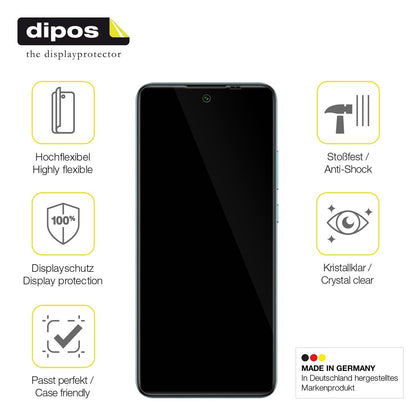 Full Cover Screen Protector for General Mobile GM22 Plus – Covers Curved Edges | dipos
