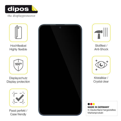 2x Screen Protector for Coolpad  Cool 12A Protective Film covers 100% dipos Flex