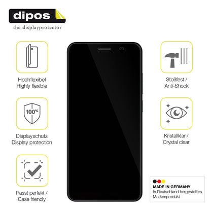 2x Screen Protector for Lava Iris 88S Protective Film covers 100% dipos Flex
