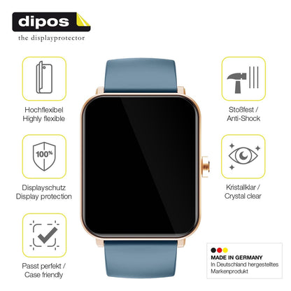 3x Screen Protector for Huakua  G50 Smartwatch Protective Film covers 100% dipos