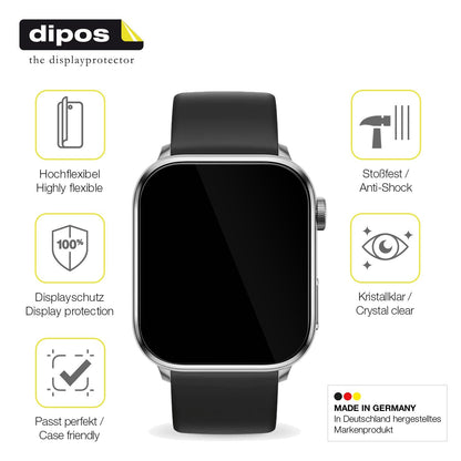 2x Screen Protector for Ice-Watch Smart 3.0 1.78 Zoll Protective Film covers