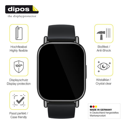 2x Screen Protector for Xiaomi Redmi Watch 5 Active Protective Film covers 100%