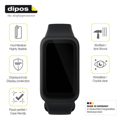 2x Screen Protector for Xiaomi Smart Band 9 Active Protective Film covers 100%