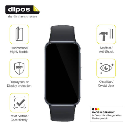 2x Screen Protector for Huawei Band 10 Protective Film covers 100% dipos Flex