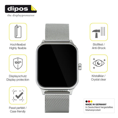 2x Screen Protector for Casio MTP-M305M Protective Film covers 100% dipos Flex