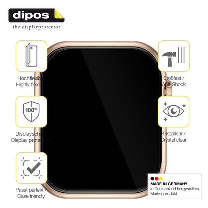 2x Screen Protector for Livlov QX7PRO Protective Film covers 100% dipos Flex