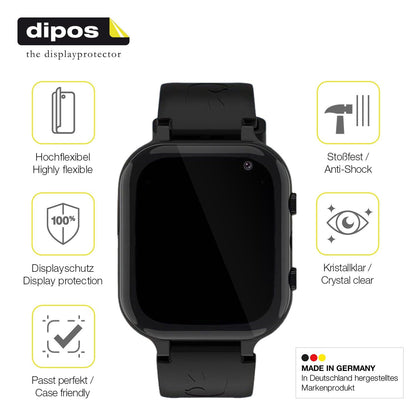 2x Screen Protector for Ruopoem Smartwatch Kinder Protective Film covers 100%