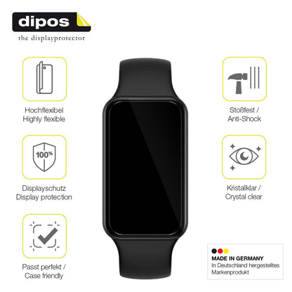2x Screen Protector for Huami Amazfit Band 7 Protective Film covers 100% dipos