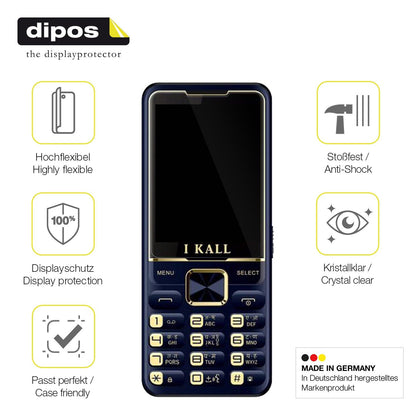 2x Screen Protector for I Kall K20 Pro Protective Film covers 100% dipos Flex