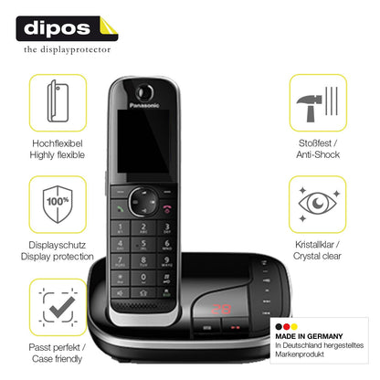 2x Screen Protector for Panasonic KX-TGJ320 Protective Film covers 100% dipos