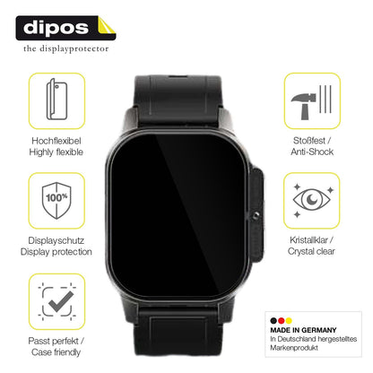 2x Screen Protector for RAYOFI DM62 Protective Film covers 100% dipos Flex