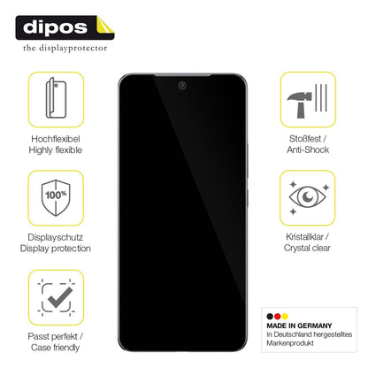 2x Screen Protector for Vivo iQOO Z10 Protective Film covers 100% dipos Flex